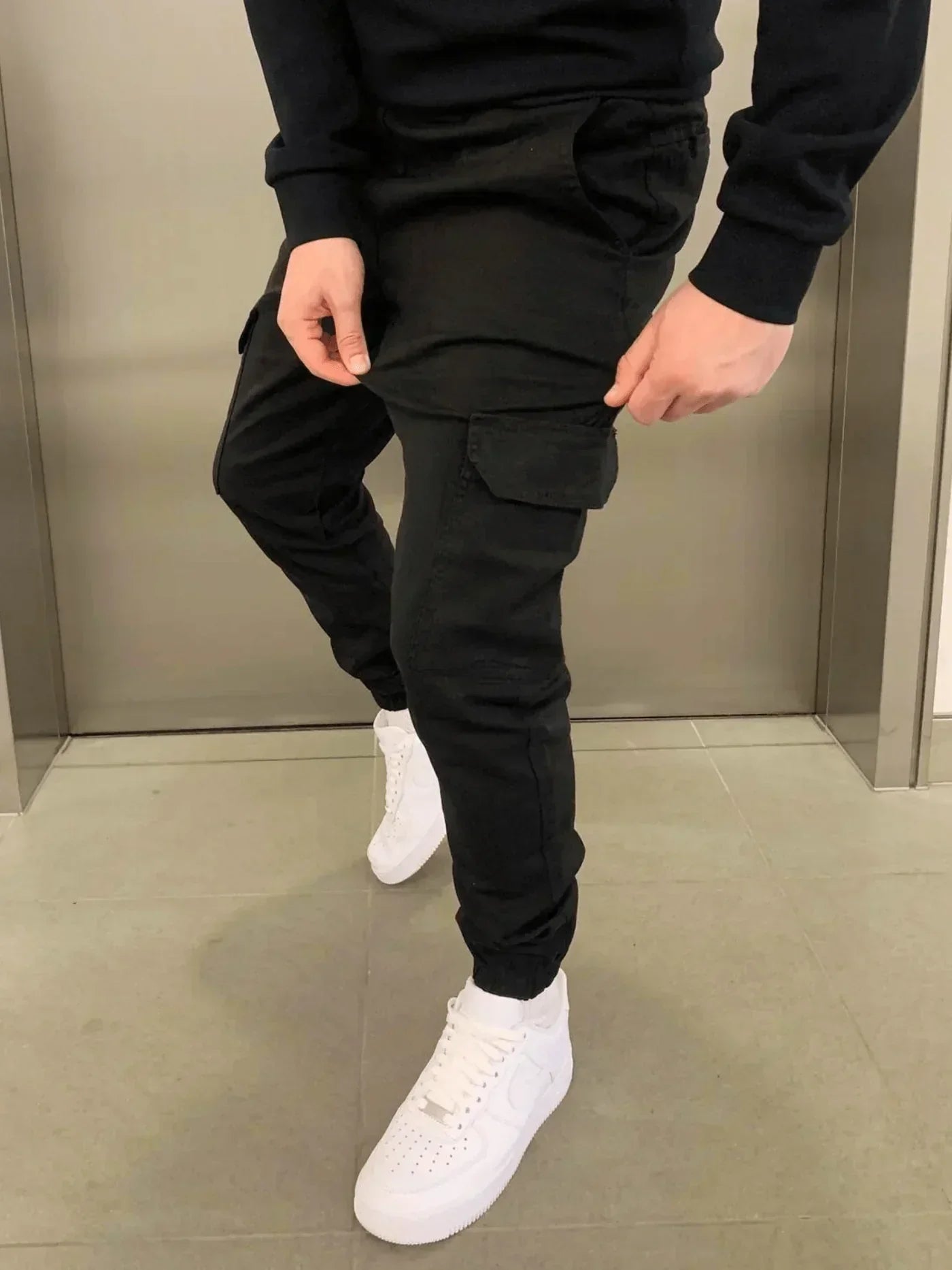 Malthe | Komfortable Cargo Joggers med Elastisk Talje l Vanero