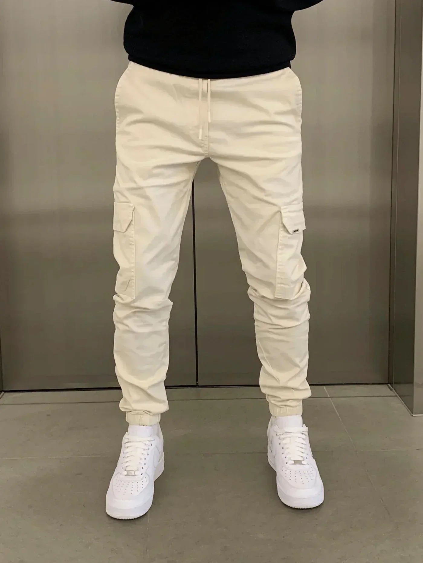 Malthe | Komfortable Cargo Joggers med Elastisk Talje l Vanero