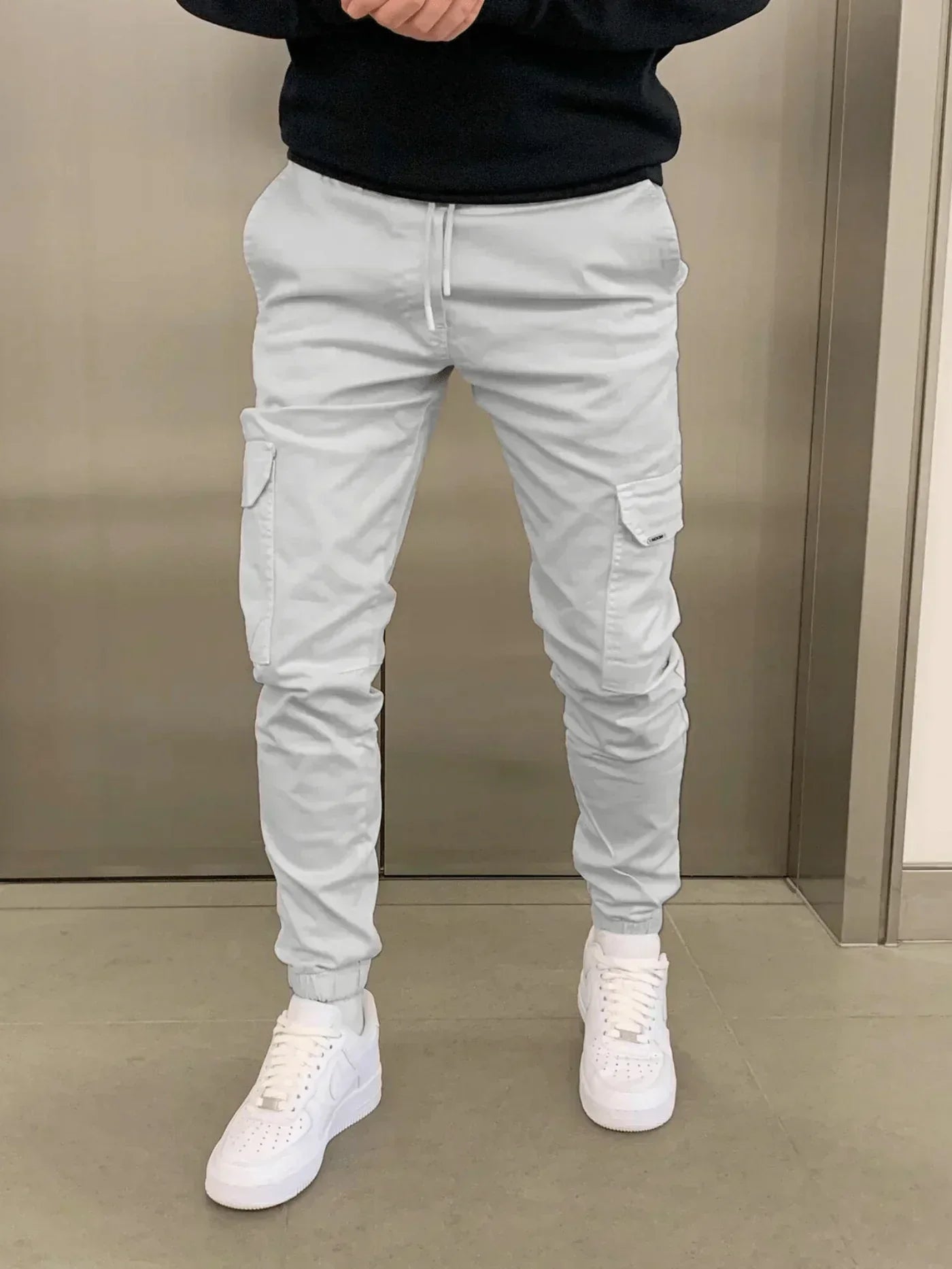 Malthe | Komfortable Cargo Joggers med Elastisk Talje l Vanero