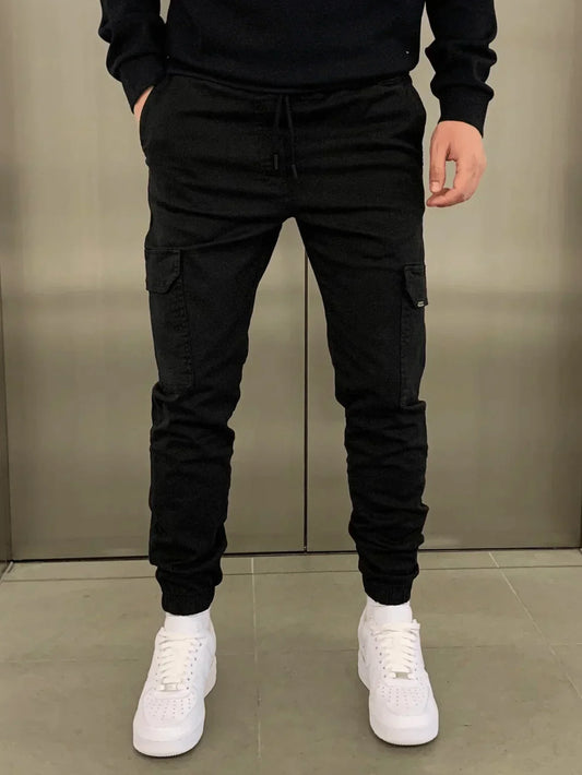 Malthe | Komfortable Cargo Joggers med Elastisk Talje l Vanero
